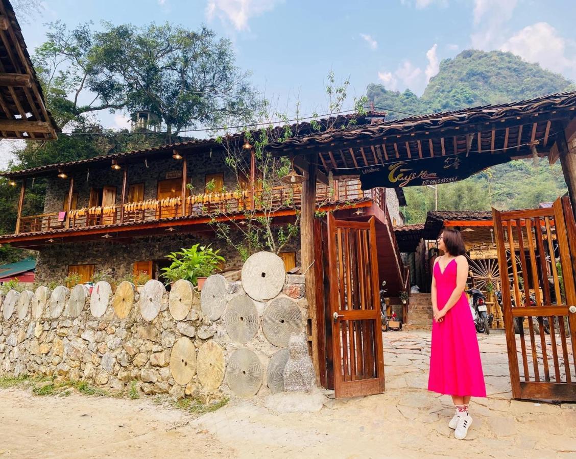 Tay Homestay Lang Da Co Khuoi Ky- Ban Gioc Cao Bang Dış mekan fotoğraf